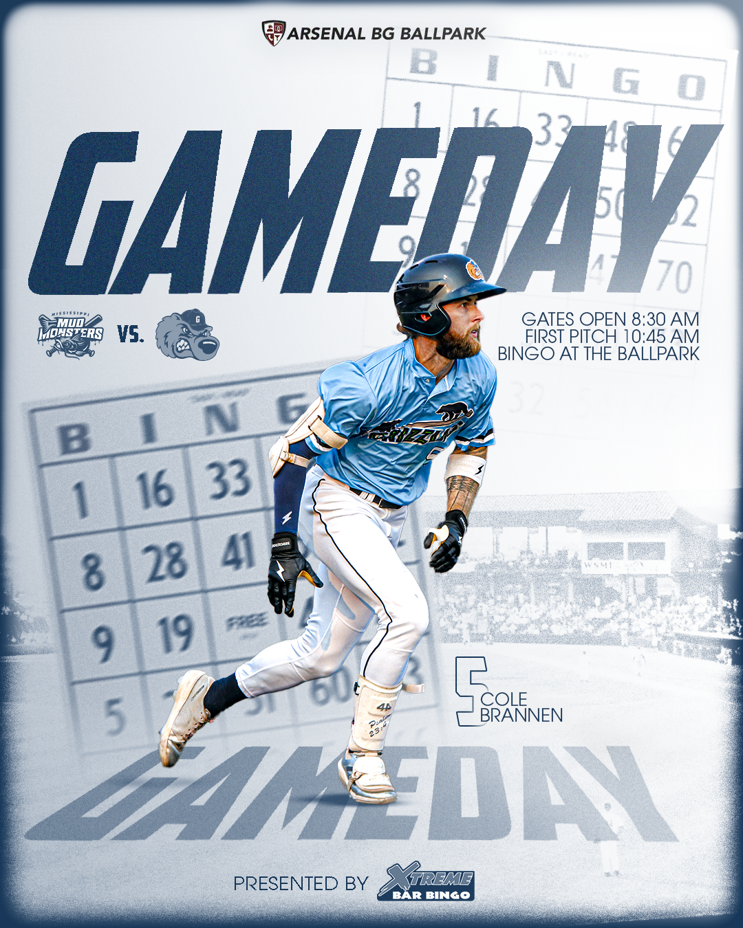 Gateway Grizzlies game day graphic